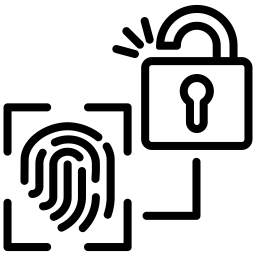 Icône Contrôle d'accès (digicode, badge)